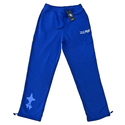 Blue straight leg jogger