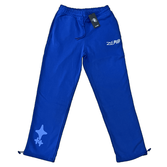 Blue straight leg jogger