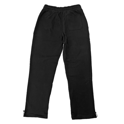 Black straight leg jogger